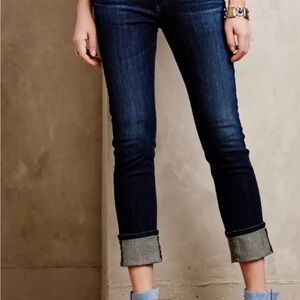 Adriano Goldschmied (AG) Stevie Straight Leg Jeans Cuff Size 26